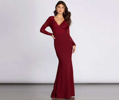Luciana Formal Stylish Lace Mermaid Dress