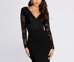 Luciana Formal Stylish Lace Mermaid Dress