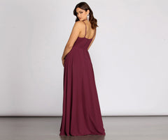 Rylie Chiffon Stylish A-Line Gown