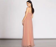 Devon Tulle Stylish A-Line Dress