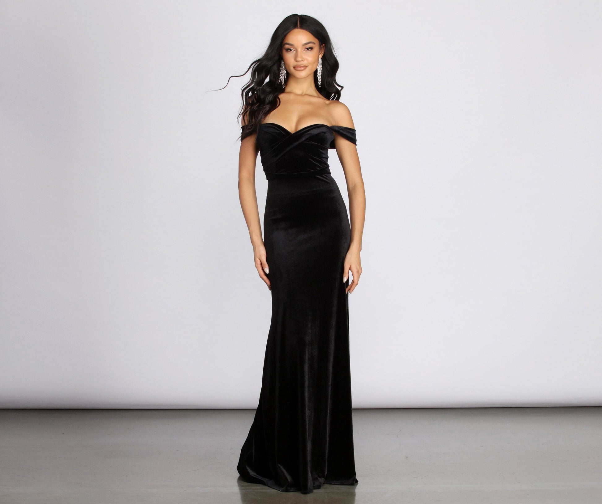 Jenisa Formal Off The Shoulder Dress - Lady Occasions