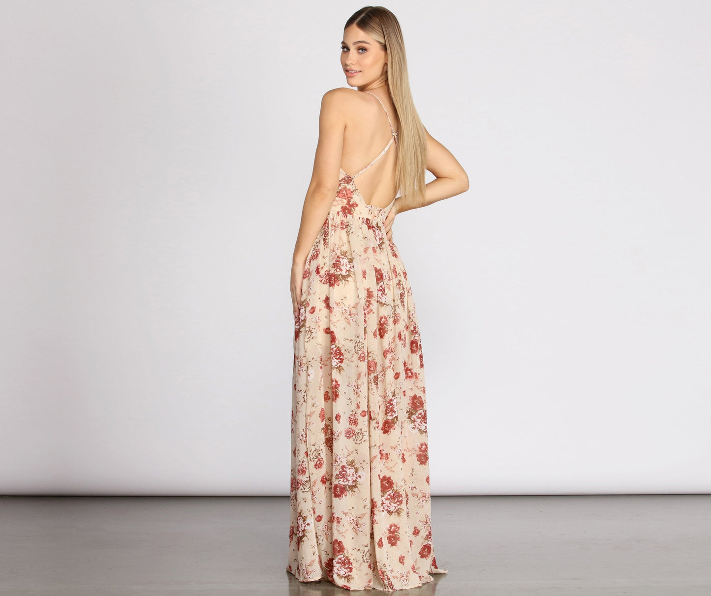 Lydia Floral Stylish A-Line Dress