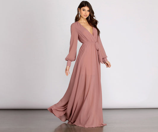 Bryn Chiffon Stylish A-Line Formal Dress