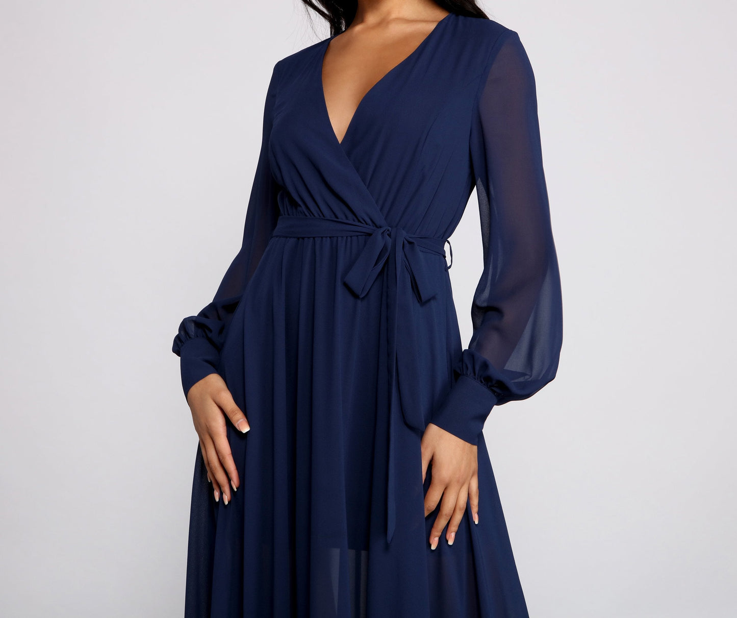 Bryn Chiffon Stylish A-Line Formal Dress