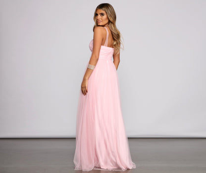 Vanessa Sweetheart Stylish A-Line Tulle Dress