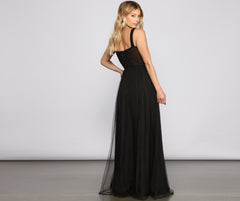 Kirsten Formal Stylish Heatstone A-Line Dress