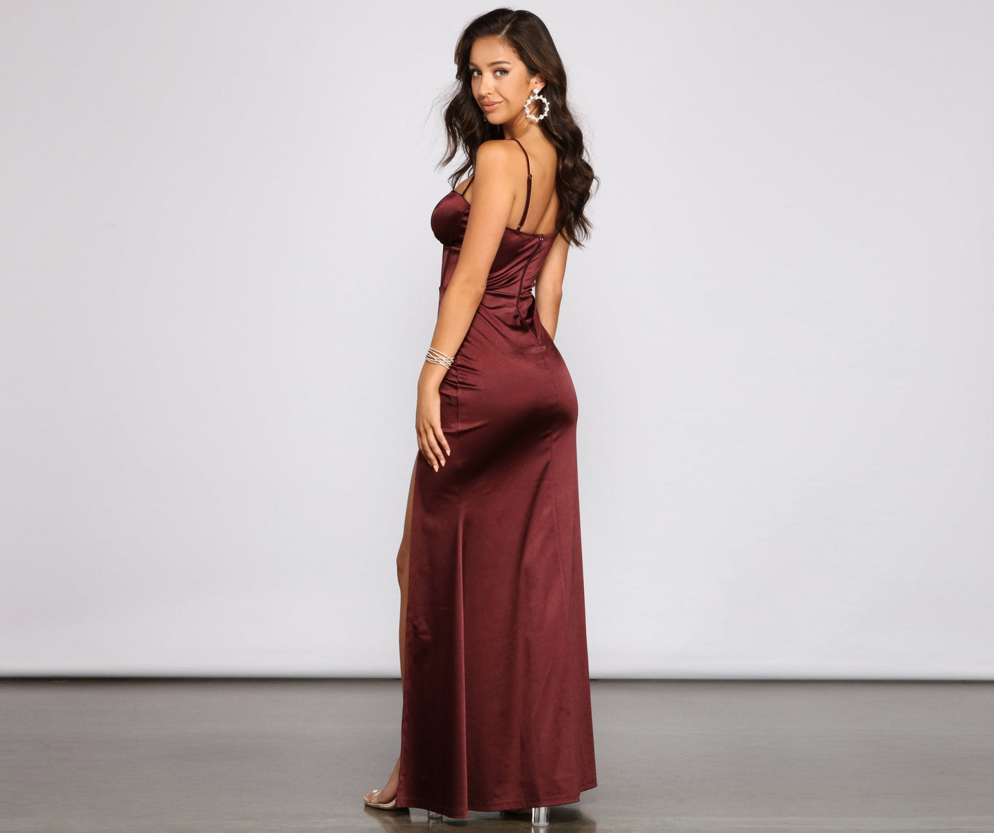 Nora High-Slit Stylish Mermaid Dress