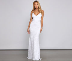 Zenaida Formal Sleeveless Charming Lace Mermaid Dress