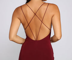 Lily Formal Stylish High Slit Dress