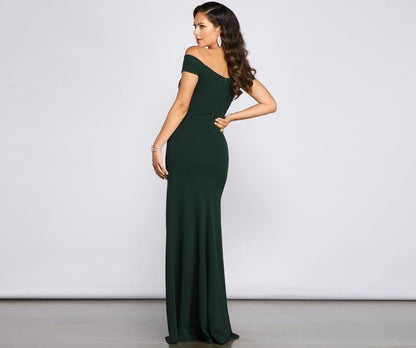 Myra Formal Stylish High Slit Dress