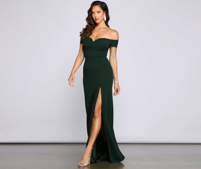 Myra Formal Stylish High Slit Dress