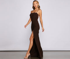 Gretchen Formal Stylish Lace-Up Dress