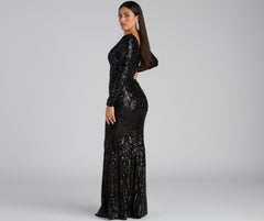 Ireland Formal Stylish Sequin Mermaid Dress