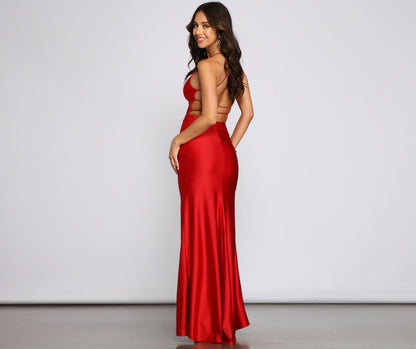 Whitney Formal Stylish High-Slit Mermaid Dress