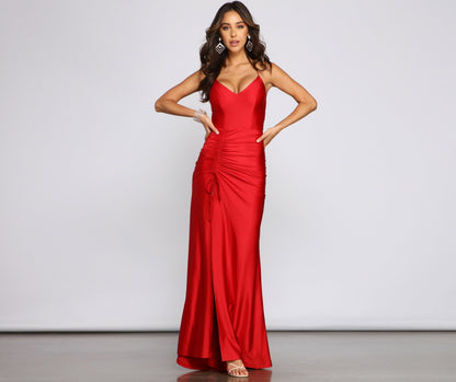 Whitney Formal Stylish High-Slit Mermaid Dress