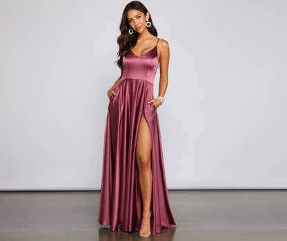 Juliet Formal High Charming Slit Dress 2