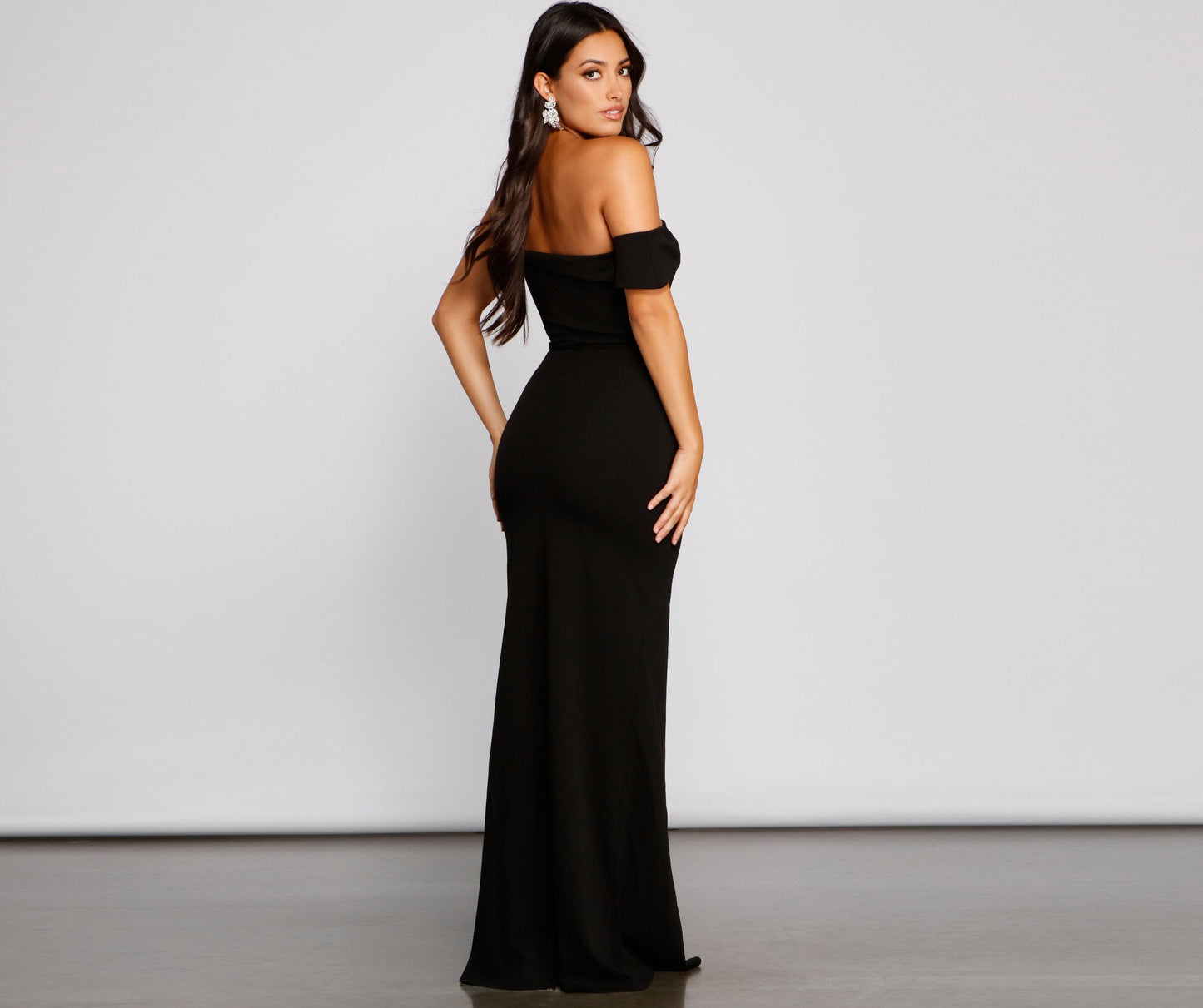 Lessie Formal Off Charming The Shoulder Mermaid Dress