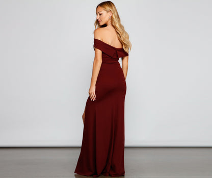 Layci Formal Stylish High Slit Dress