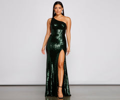 Autumn Sequin Stylish Mesh Mermaid Dress