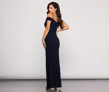 Mallory Formal Off Charming The Shoulder Dress