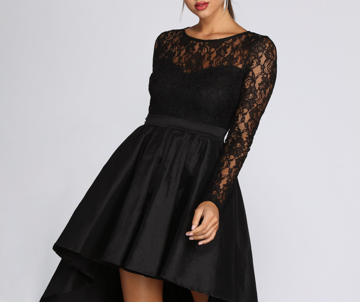 Tamia Lace Stylish Drama Dress