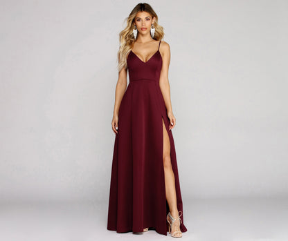 Avianna Formal Stylish High Slit Dress