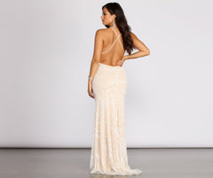 Marilyn Formal Stylish Beaded Dress