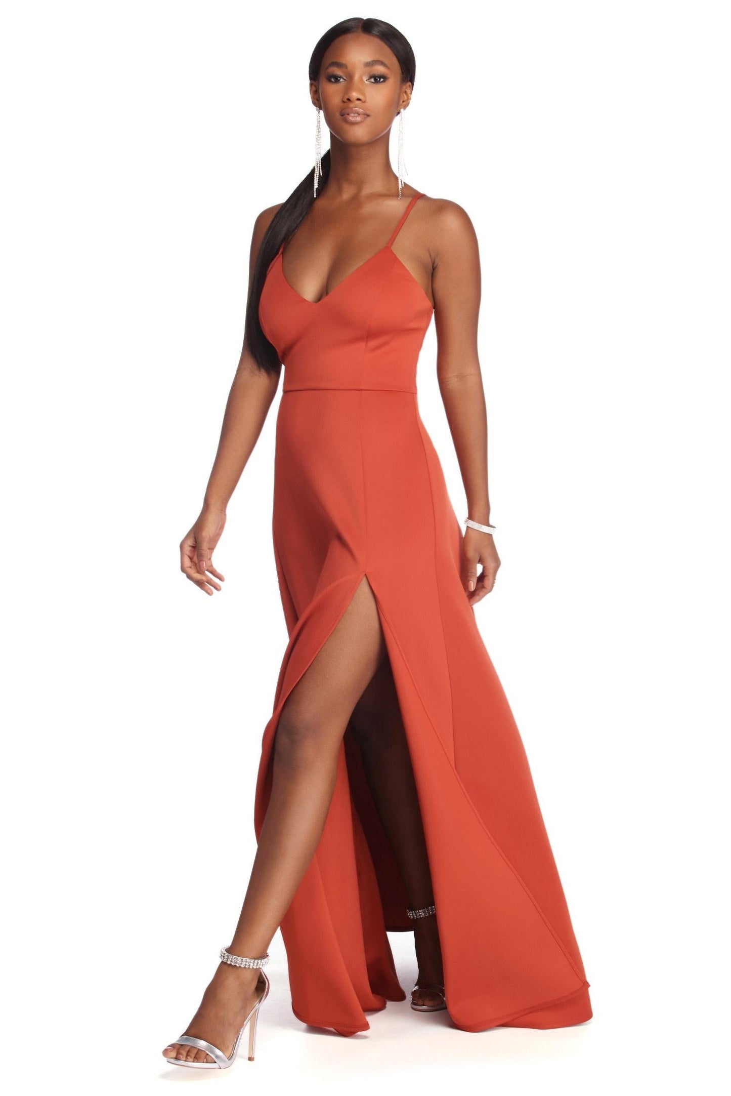 Avianna Formal Stylish High Slit Dress