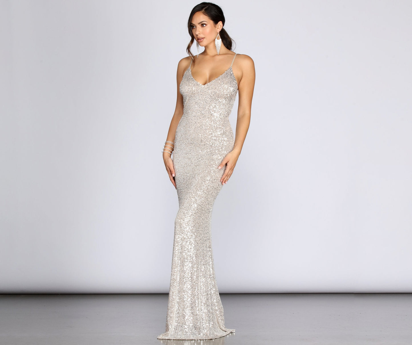 Teagan Elegant Sequin Gown