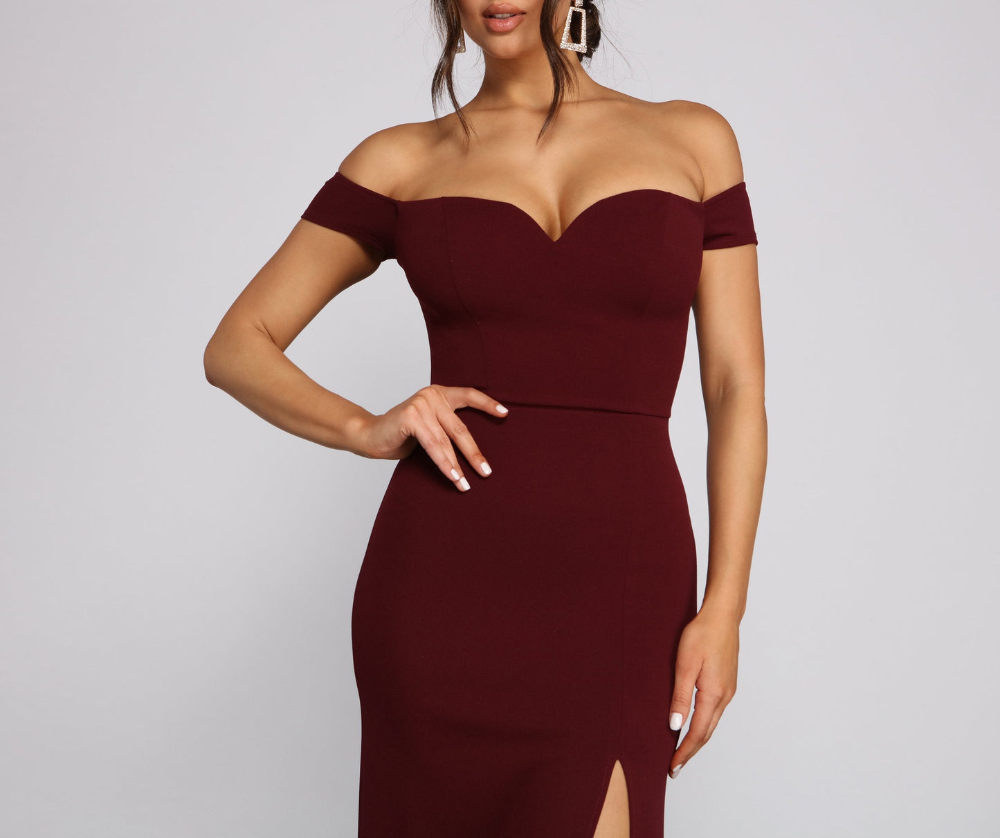 Myra Formal Stylish High Slit Dress