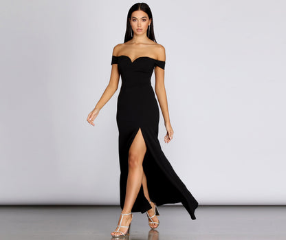 Myra Formal Stylish High Slit Dress