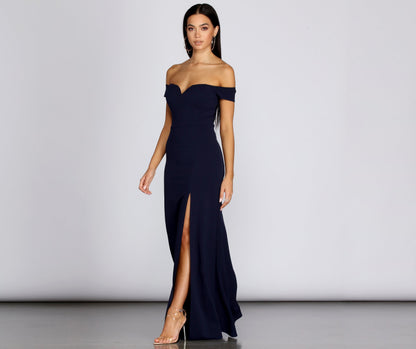 Myra Formal Stylish High Slit Dress