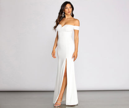 Myra Formal Stylish High Slit Dress