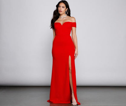 Myra Formal Stylish High Slit Dress