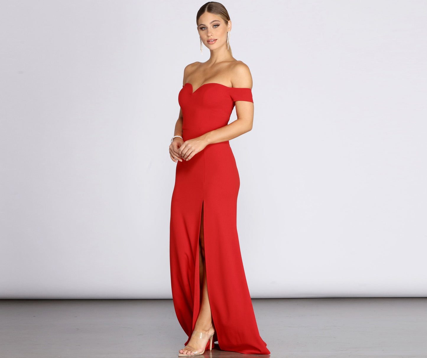 Myra Formal Stylish High Slit Dress