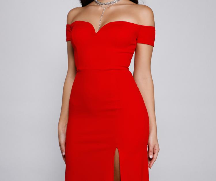 Myra Formal Stylish High Slit Dress