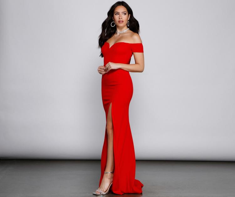 Myra Formal High Slit Dress - Lady Occasions