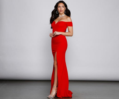 Myra Formal High Slit Dress - Lady Occasions