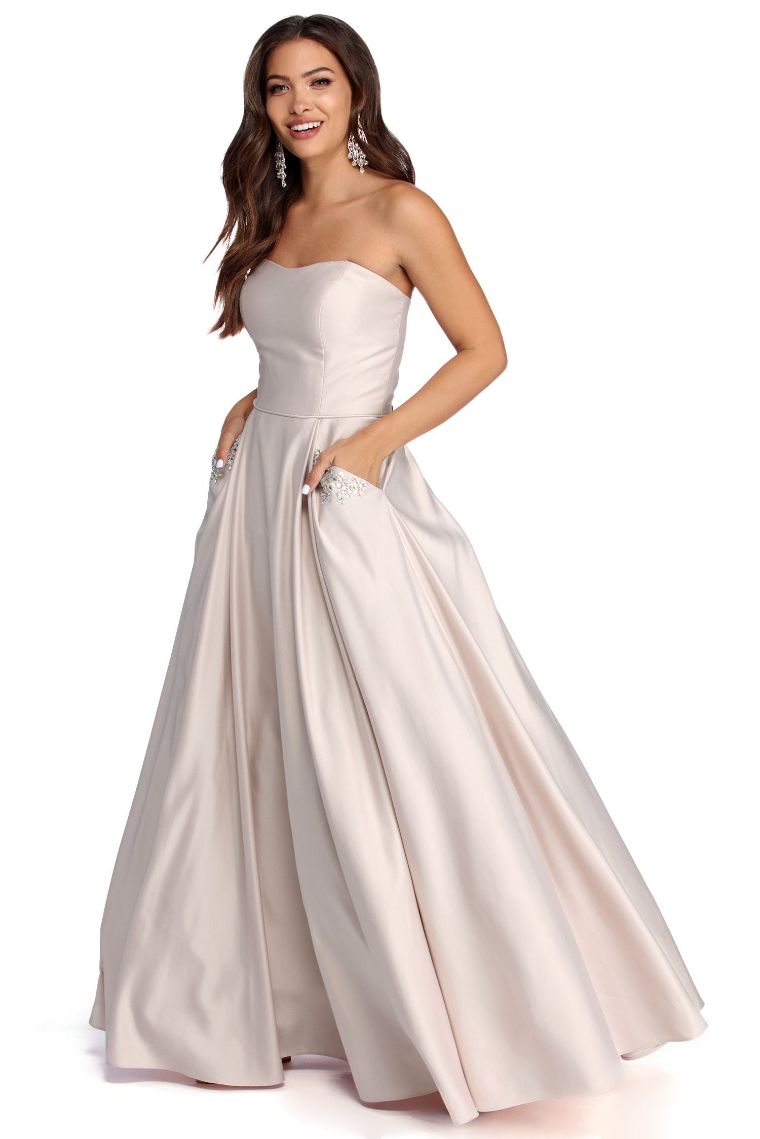 Josephine Formal Jewel Ball Gown - Lady Occasions