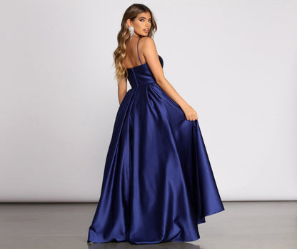 Harper Formal Stylish Satin Ball Gown