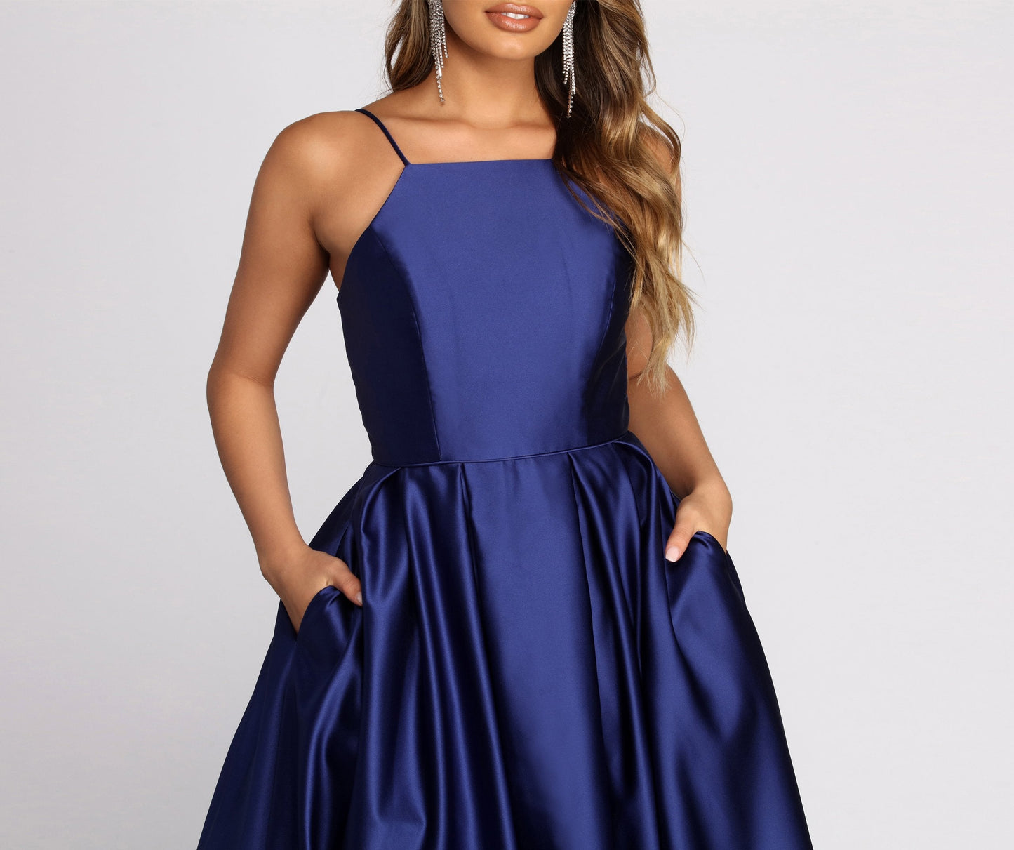 Harper Formal Stylish Satin Ball Gown