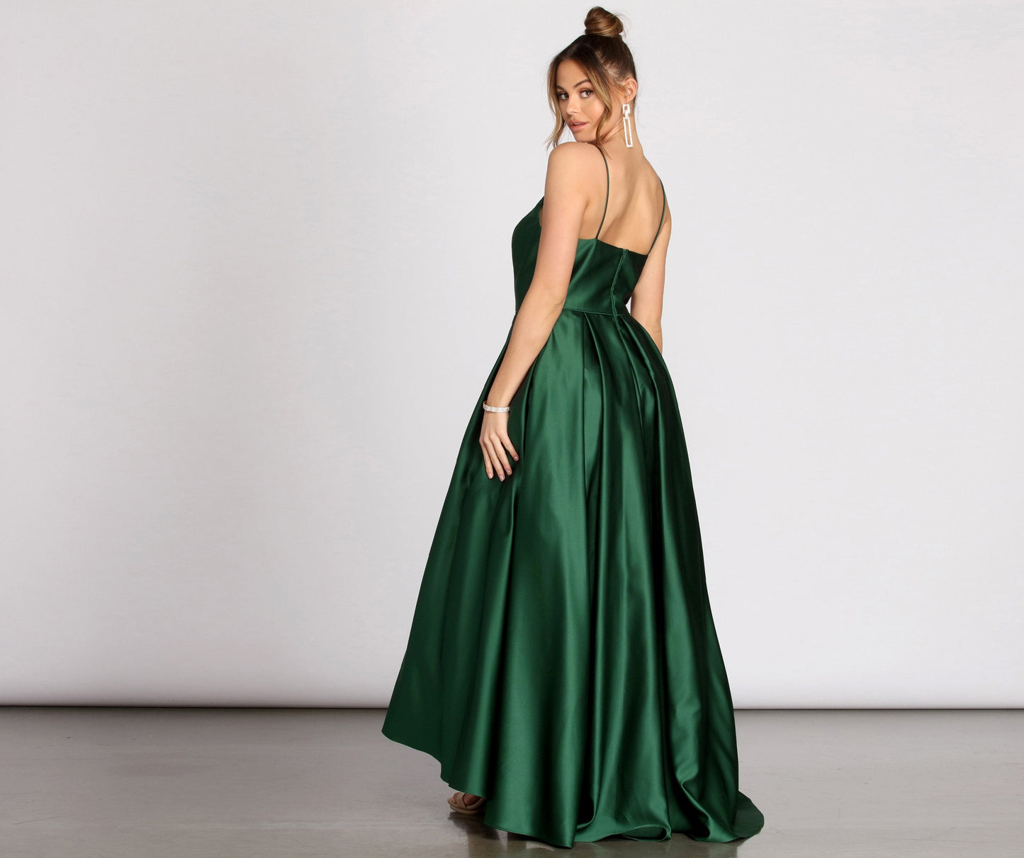 Harper Formal Stylish Satin Ball Gown