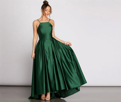 Harper Formal Stylish Satin Ball Gown