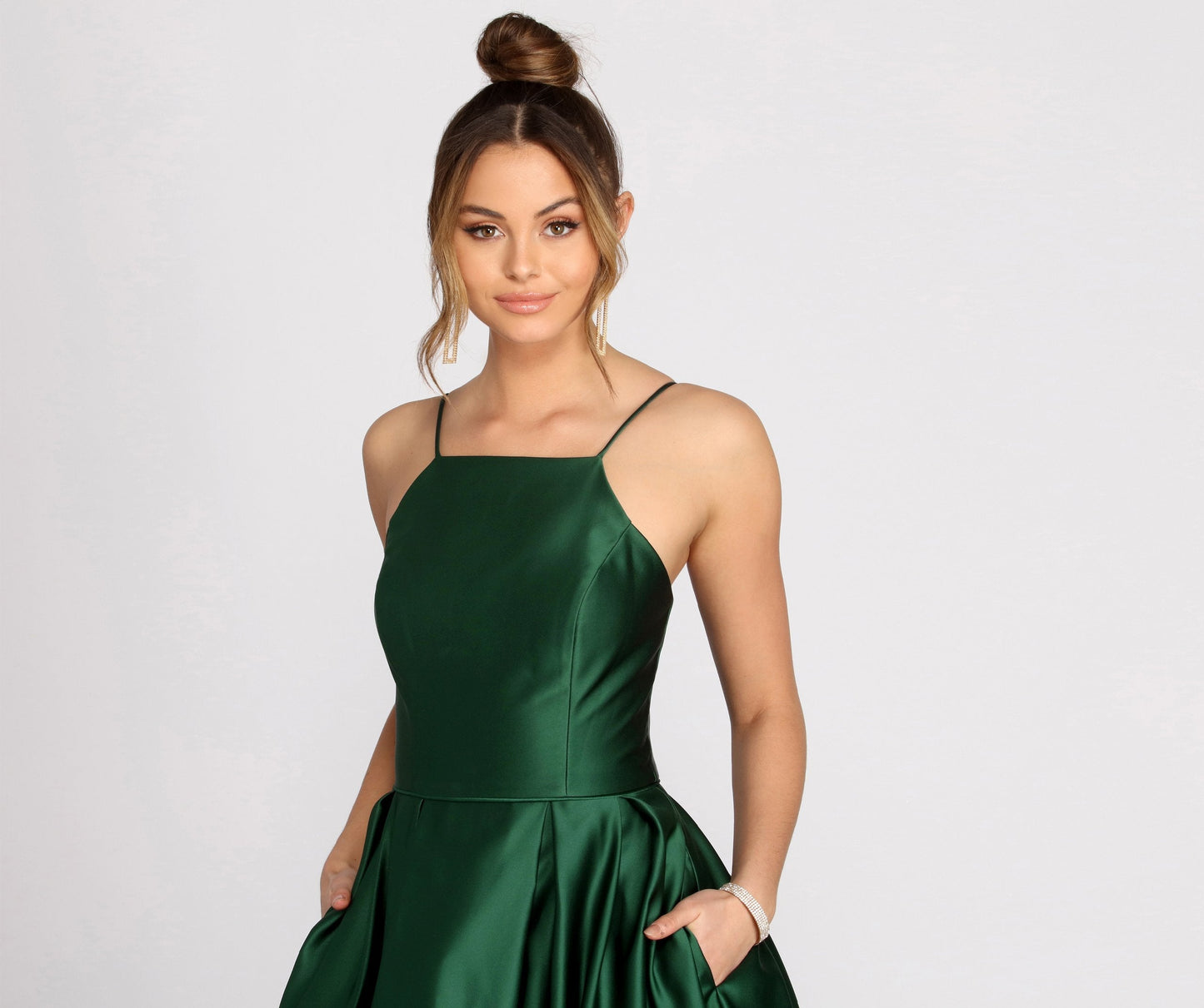 Harper Formal Stylish Satin Ball Gown