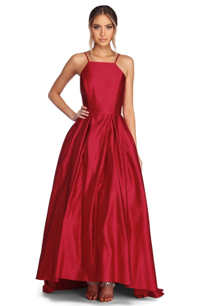 Harper Formal Stylish Satin Ball Gown