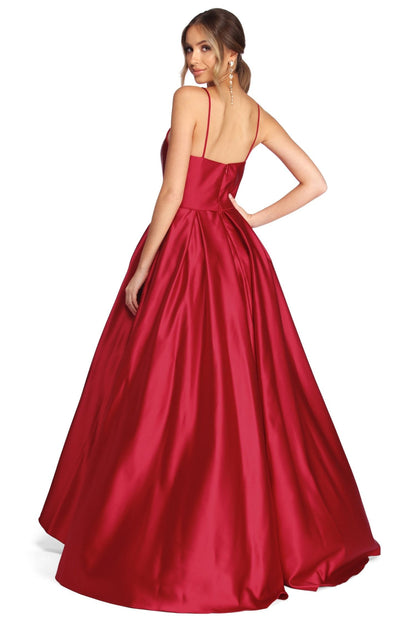 Harper Formal Stylish Satin Ball Gown