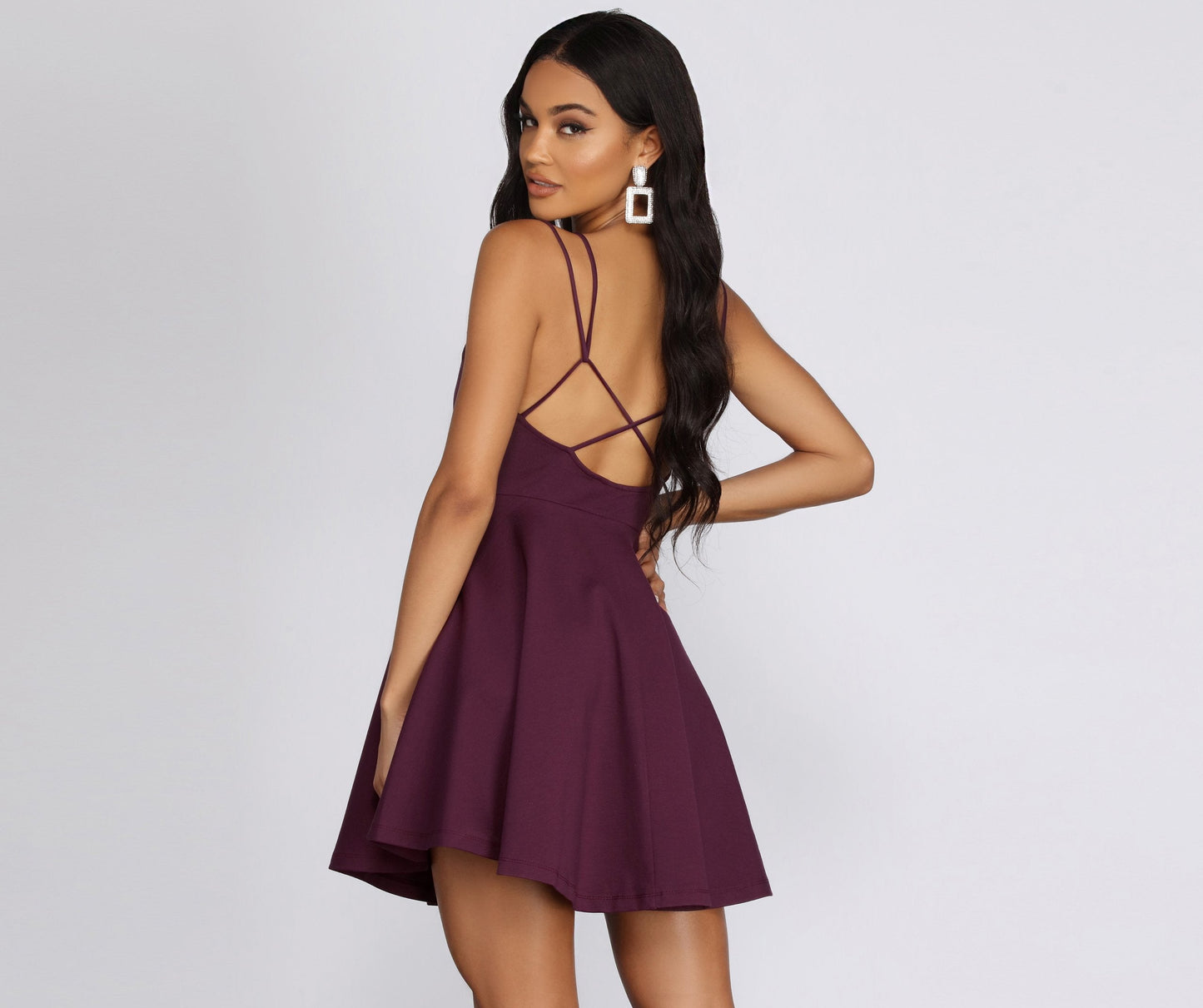 Livin' With Stylish Finesse Skater Dress