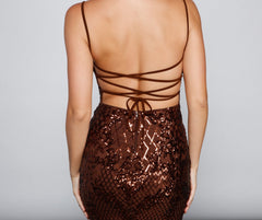 Own The Night Charming Sequin Mini Dress