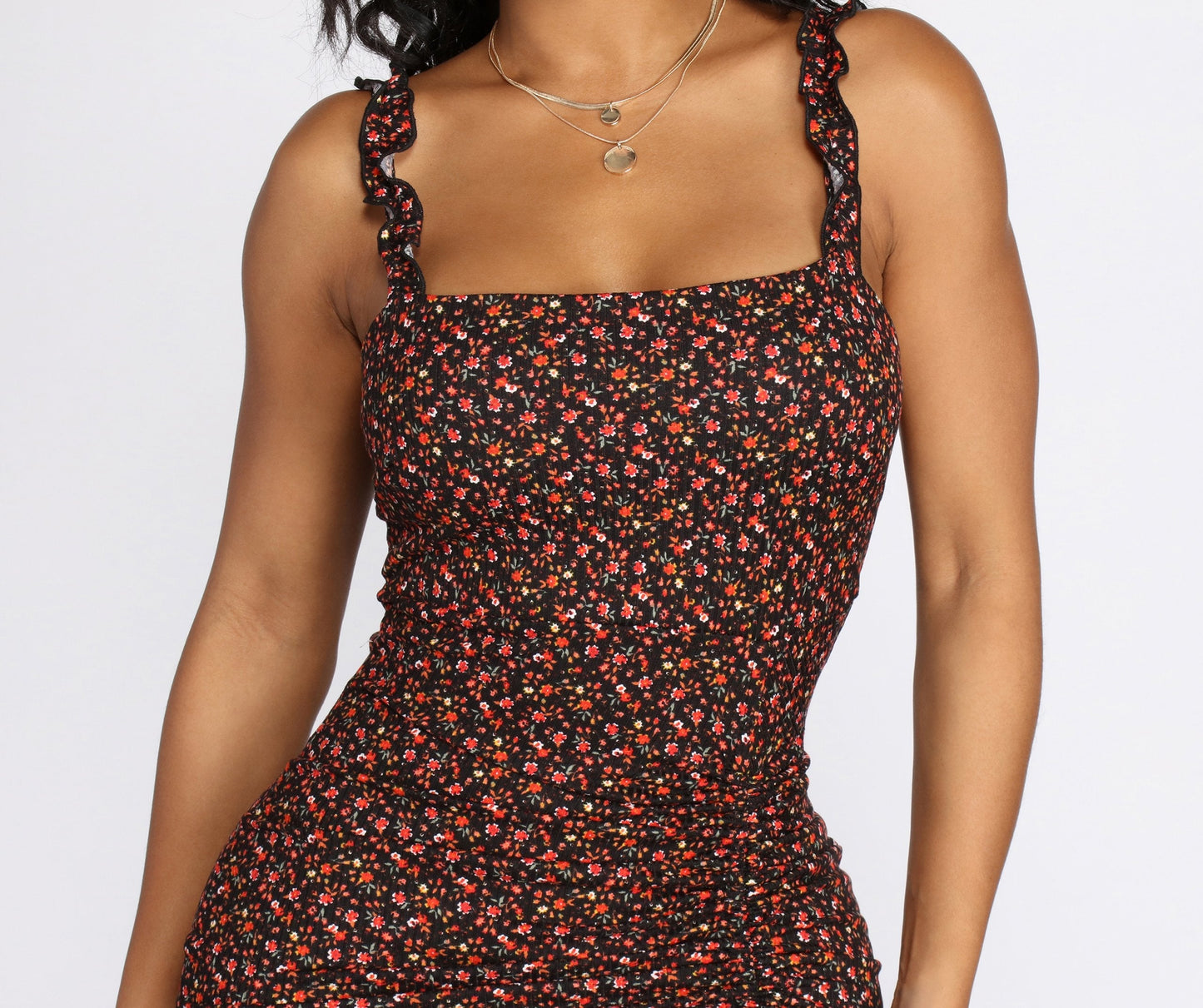 Ditsy Floral Stylish Daze Mini Dress