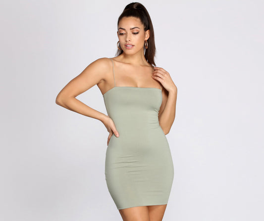 Too Fab Knit Mini Dress - Lady Occasions